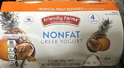 Tropical Fruit Blended Greek Yogurt