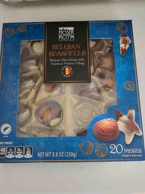Moser Roth Belgian Chocolate Seashells