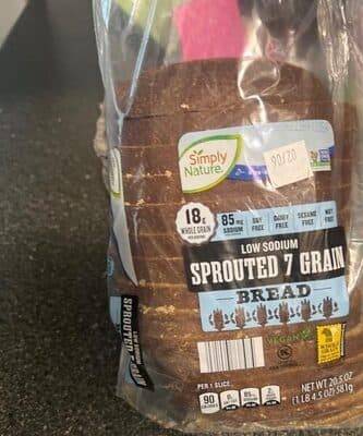 Sprouted 7 gram bread