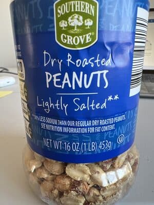 Dry Roasted Peanuts - Lightly Salted
