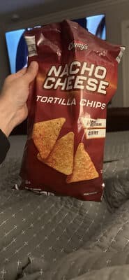 Nacho Cheese Flavored Tortilla Chips