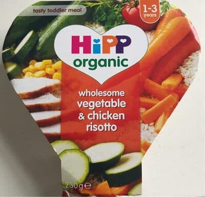 Wholesome vegetable & chicken risotto