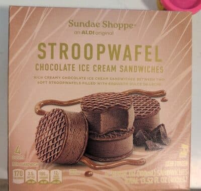 Stroopwafel Chocolate Ice Cream Sandwiches
