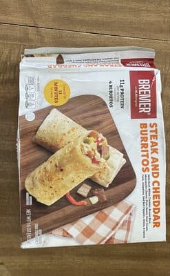 Steak and Cheddar Burritos
