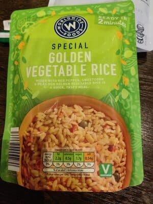 Special Golden Vegetable Rice