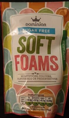 Sugar free soft foams