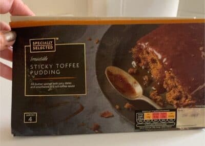 Sticky toffee pudding