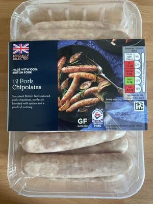 Pork Chipolatas