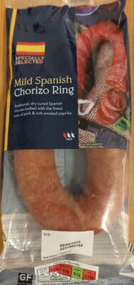 mild Spanish chorizo ring
