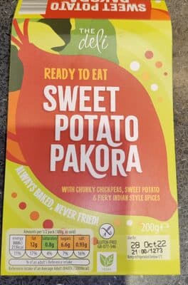 Baked Sweet Potato Pakora
