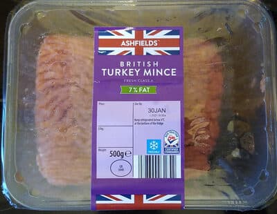 British Turkey Mince 7 Fat