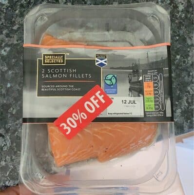 Scottish salmon fillets