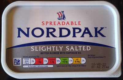 Nordpak Slightly Salted Spreadable Butter