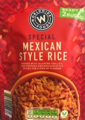 Aldi Special Mexican Style Rice