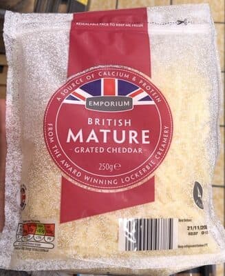 British Matured Grated Cheddar