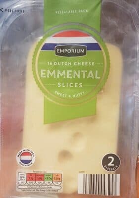 Emmental slices