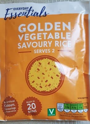 Golden Vegetable Savoury Rice
