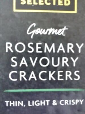 Rosemary Savoury Crackers