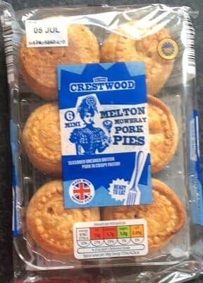 Crestwood Mini Cured Melton Mowbray Pork Pies