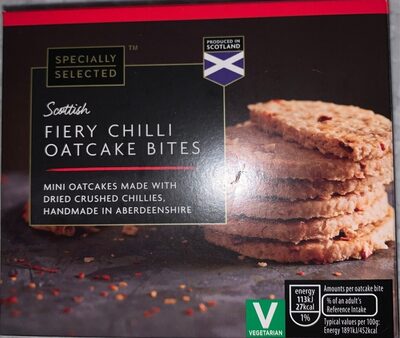 Fiery Chilli oatcake bites