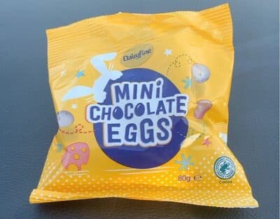 Mini chocolate eggs