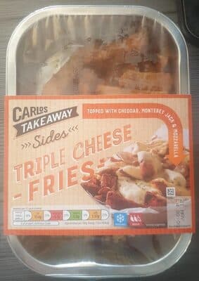 Triple cheese fries