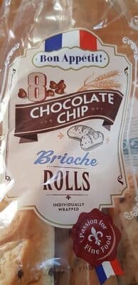 Chocolat Chip Brioche Rolls