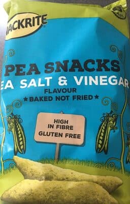 Snackrite sea salt & vinegar pea snacks