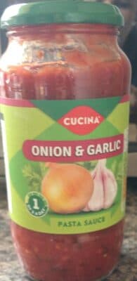 Pasta sauce onion & garlic