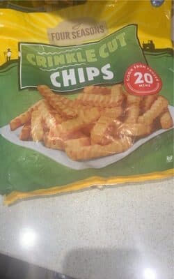 Crinkle cut chips