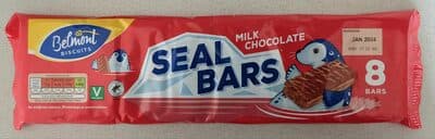 Seal bars: Milk chocolate