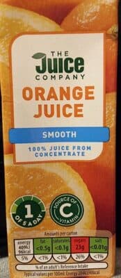 Orange Juice From Concentrate