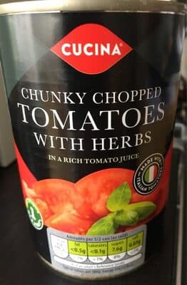Tomatoes with herbs