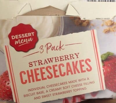 Strawberry cheesecakes