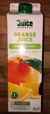 Orange Juice with juicy bits