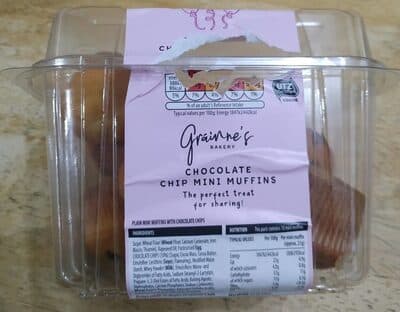 Chocolate chip mini muffins