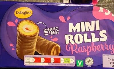 Mini rolls raspberry