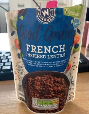 French Inspired lentils
