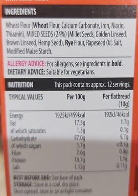 Thins - Multiseed Flatbreads