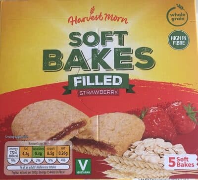 Soft Bakes filled strawberry