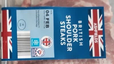 Britsh Pork Shoulders Steaks