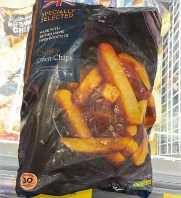 Chunky oven chips