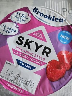 Skyr Layered with Strawberry