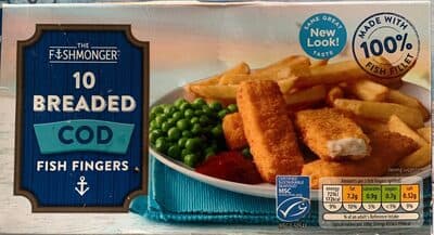 Breaded Cod Fish Fingers