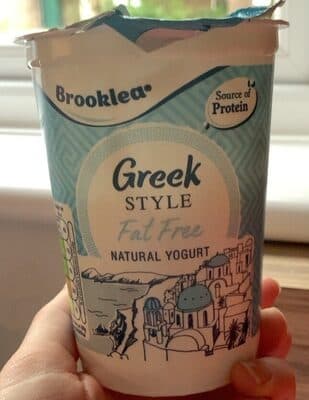 Brooklea Greek Style Fat Free Natural Yogurt