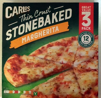 Thin crust stonebake Margherita