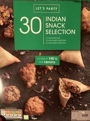 Indian snack selection