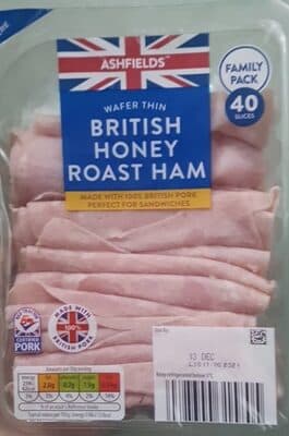 British honey roast ham