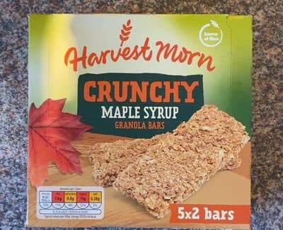 Crunchy Maple Syrup Granola Bars