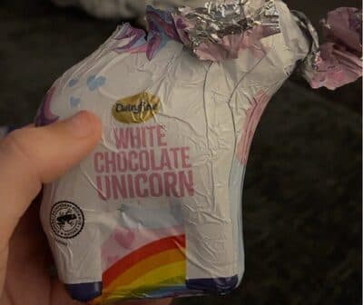 White chocolate unicorn
